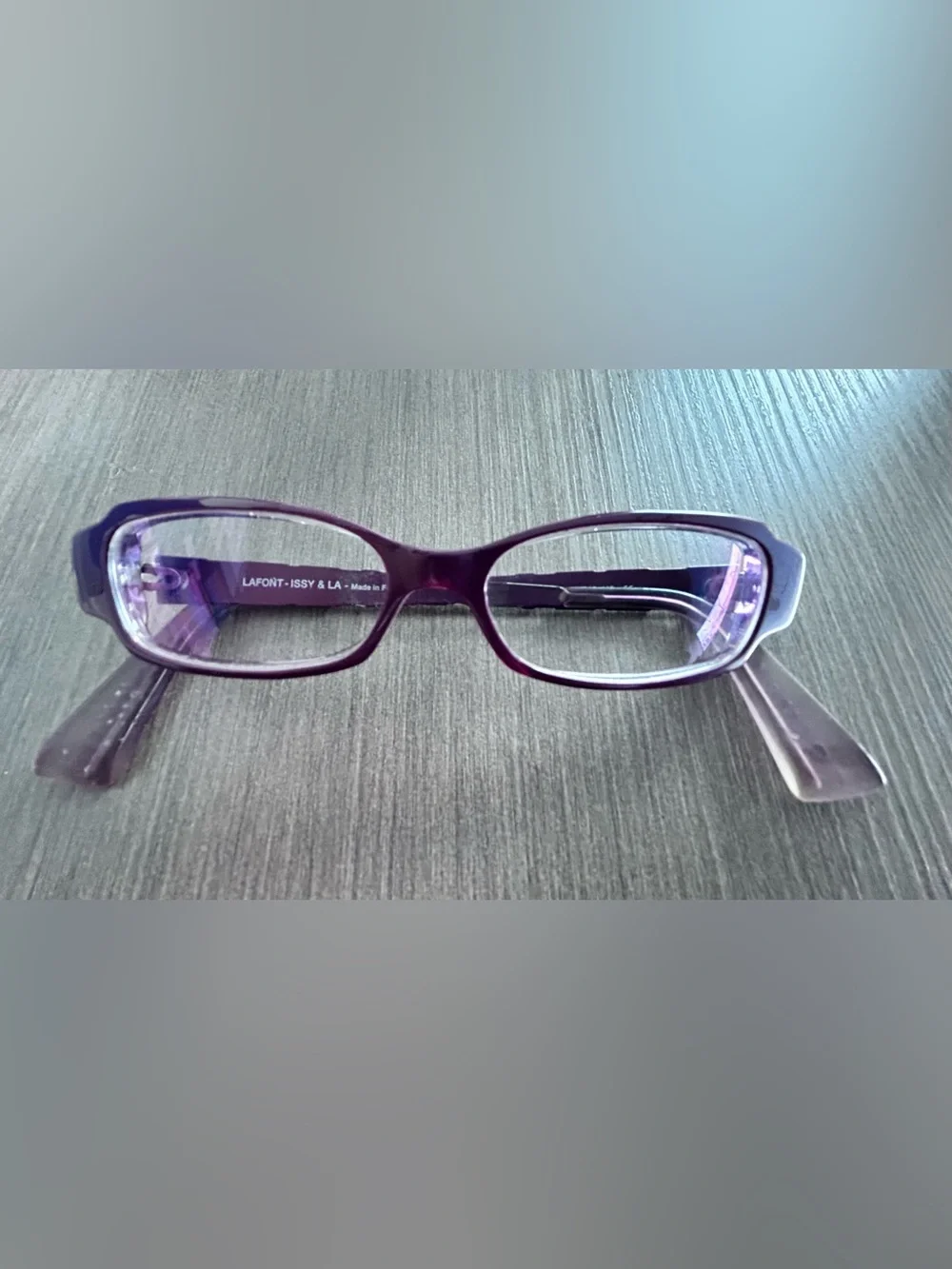 LAFONT ISSY & LA Chelsea 714 Purple Eyeglasses Frames Women 48-13-140